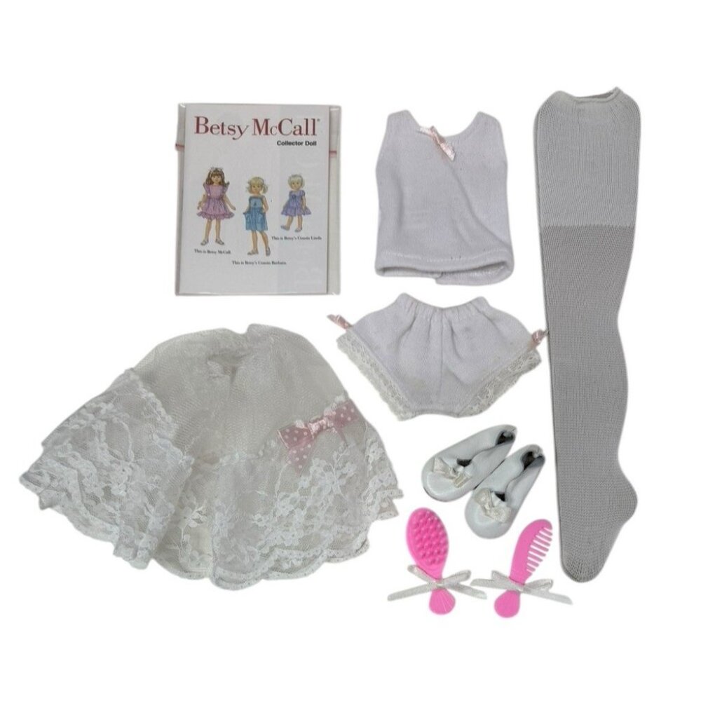 Betsy McCall "Getting Dressed" 14" Doll Collector Set Slip Panties Tights #98536